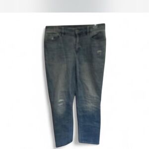 Chico's Blue Denim Girlfriend Slim Jeans